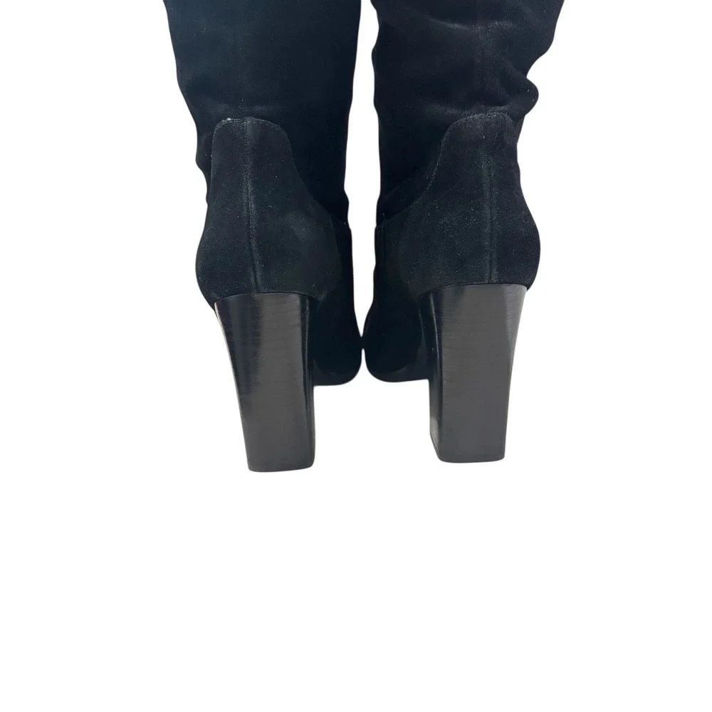 Marc Fisher Netty Black‎ Suede Tall Knee Boot Sz 8.5